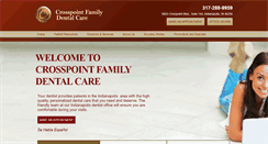 Desktop Screenshot of crosspointfamilydental.com
